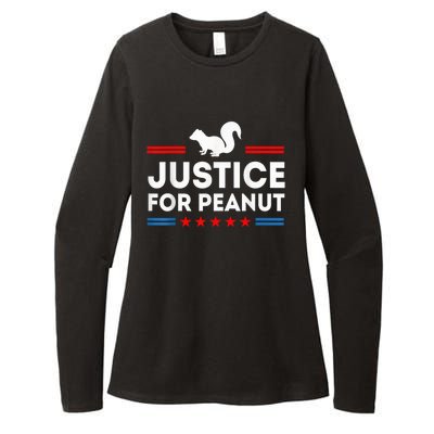 Justice For Peanut The Squirrel 2024 Womens CVC Long Sleeve Shirt