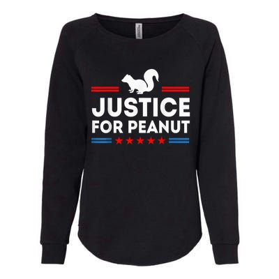 Justice For Peanut The Squirrel 2024 Womens California Wash Sweatshirt