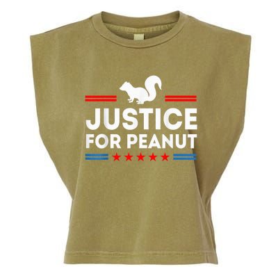 Justice For Peanut The Squirrel 2024 Garment-Dyed Women's Muscle Tee