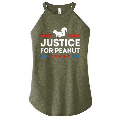 Justice For Peanut The Squirrel 2024 Women's Perfect Tri Rocker Tank