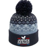 Justice For Peanut The Squirrel 2024 The Baniff Cuffed Pom Beanie