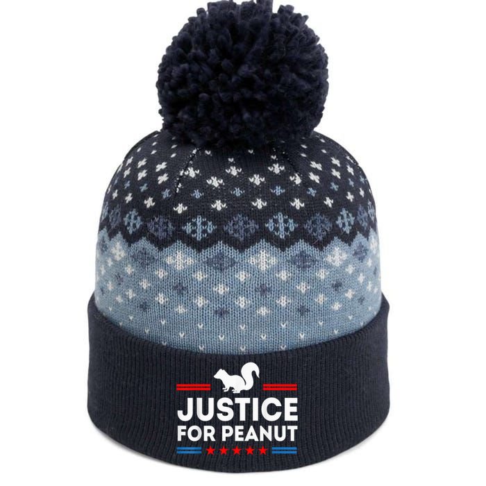 Justice For Peanut The Squirrel 2024 The Baniff Cuffed Pom Beanie