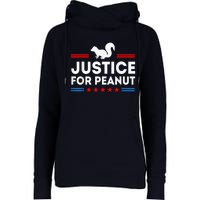 Justice For Peanut The Squirrel 2024 Womens Funnel Neck Pullover Hood