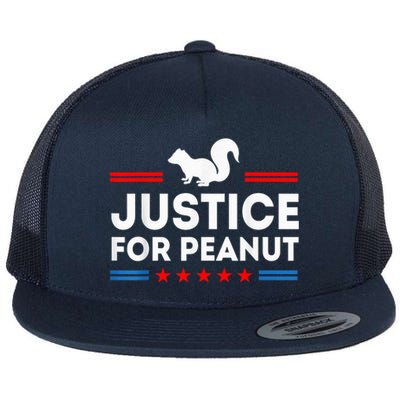 Justice For Peanut The Squirrel 2024 Flat Bill Trucker Hat