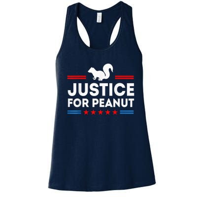 Justice For Peanut The Squirrel 2024 Women's Racerback Tank