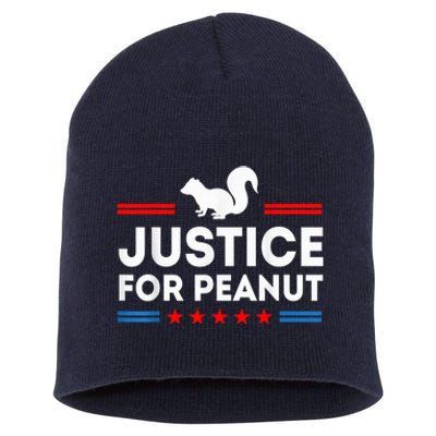 Justice For Peanut The Squirrel 2024 Short Acrylic Beanie