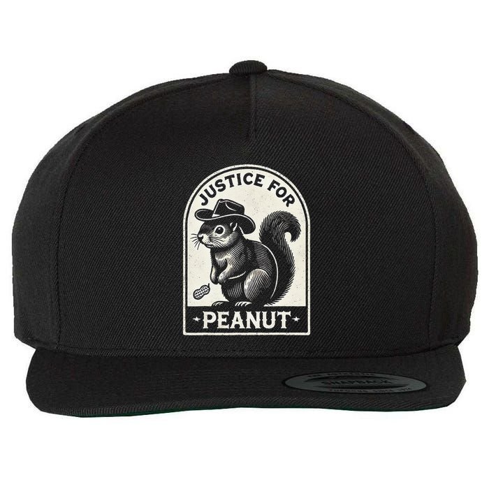 Justice For Peanut The Squirrel Peanut Squirrel Wool Snapback Cap