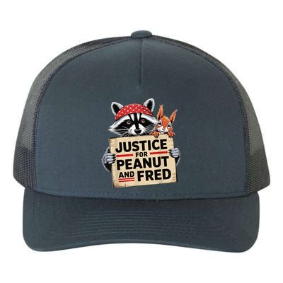 Justice For Peanut The Squirrel And Fred The Raccon Yupoong Adult 5-Panel Trucker Hat