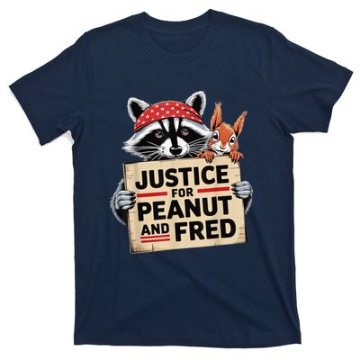 Justice For Peanut The Squirrel And Fred The Raccon T-Shirt