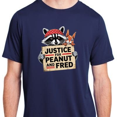 Justice For Peanut The Squirrel And Fred The Raccon Adult ChromaSoft Performance T-Shirt