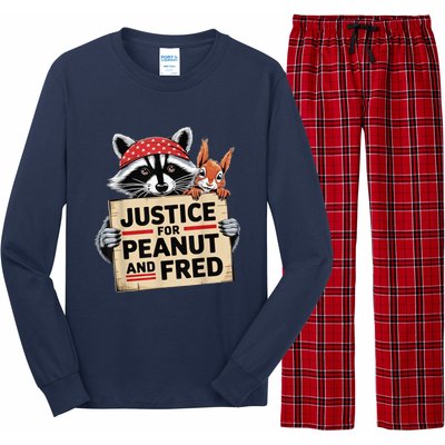 Justice For Peanut The Squirrel And Fred The Raccon Long Sleeve Pajama Set