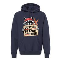 Justice For Peanut The Squirrel And Fred The Raccon Premium Hoodie