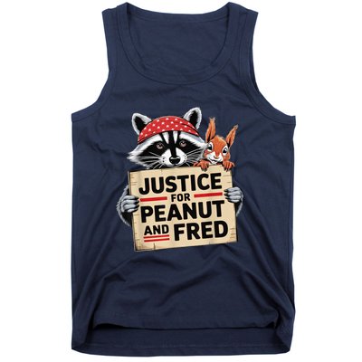 Justice For Peanut The Squirrel And Fred The Raccon Tank Top