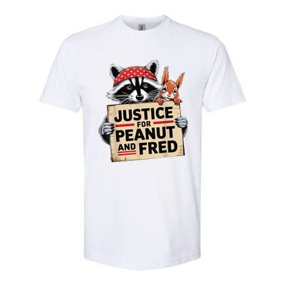 Justice For Peanut The Squirrel And Fred The Raccon Softstyle CVC T-Shirt