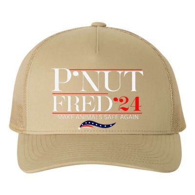 Justice For Peanut The Squirrel And Fred The Raccon Yupoong Adult 5-Panel Trucker Hat