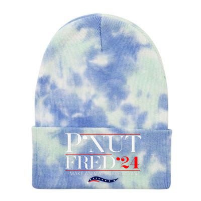 Justice For Peanut The Squirrel And Fred The Raccon Tie Dye 12in Knit Beanie