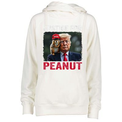 Justice For Peanut The Squirrel 2024 Womens Funnel Neck Pullover Hood