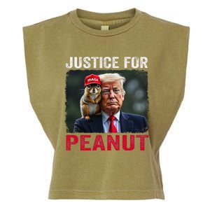 Justice For Peanut The Squirrel 2024 Garment-Dyed Women's Muscle Tee