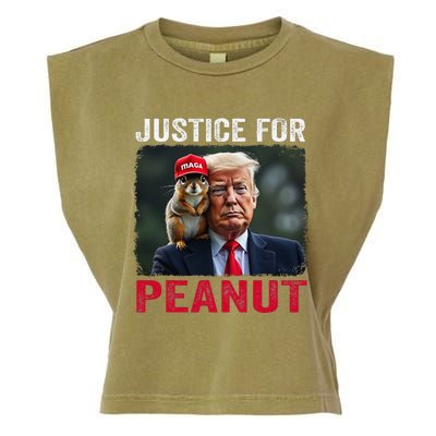 Justice For Peanut The Squirrel 2024 Garment-Dyed Women's Muscle Tee