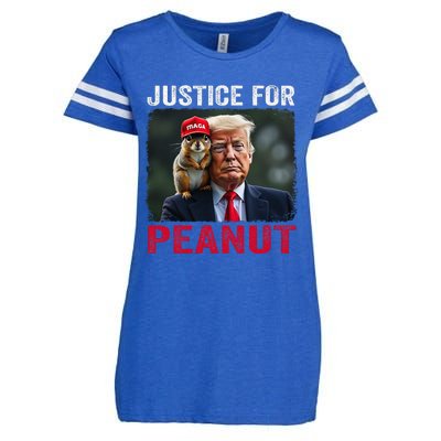 Justice For Peanut The Squirrel 2024 Enza Ladies Jersey Football T-Shirt