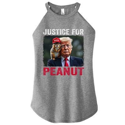 Justice For Peanut The Squirrel 2024 Women's Perfect Tri Rocker Tank