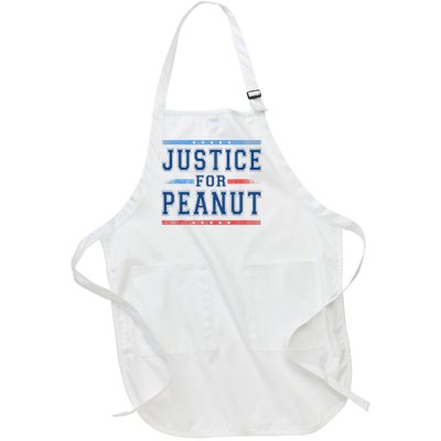 Justice For Peanut Full-Length Apron With Pockets