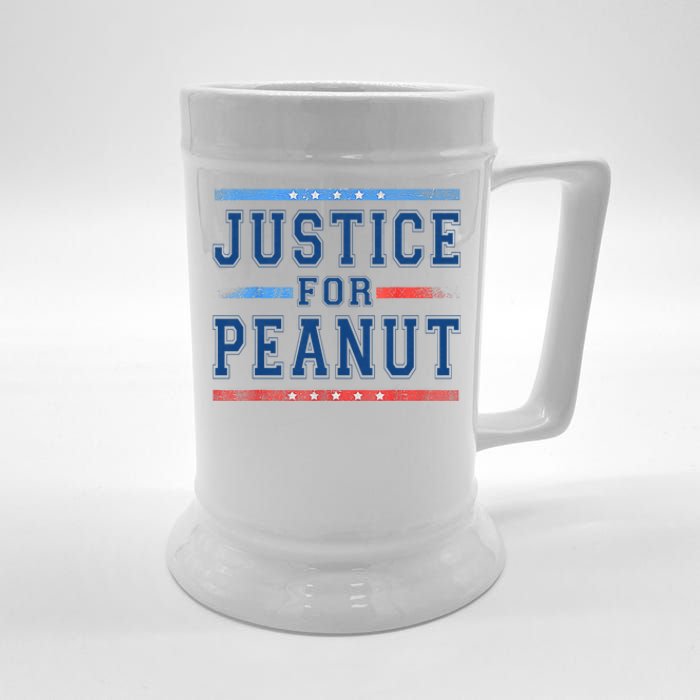 Justice For Peanut Beer Stein