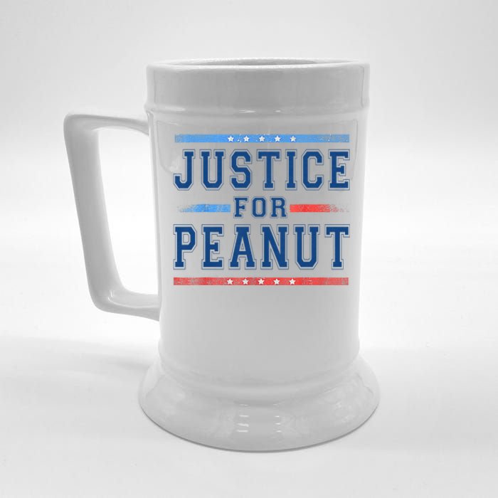 Justice For Peanut Beer Stein