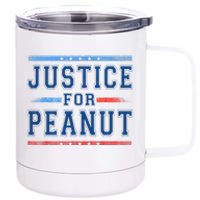 Justice For Peanut 12 oz Stainless Steel Tumbler Cup