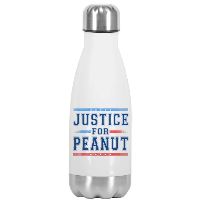 Justice For Peanut Stainless Steel Insulated Water Bottle