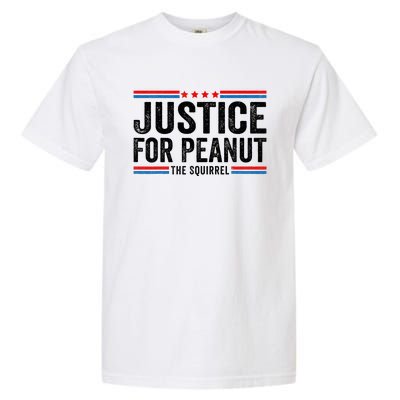 Justice For Peanut The Squirrel Peanut Squirrel Garment-Dyed Heavyweight T-Shirt