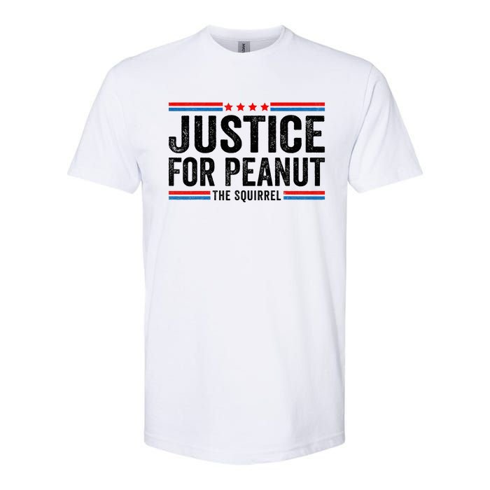 Justice For Peanut The Squirrel Peanut Squirrel Softstyle CVC T-Shirt