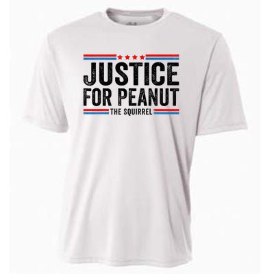 Justice For Peanut The Squirrel Peanut Squirrel Cooling Performance Crew T-Shirt