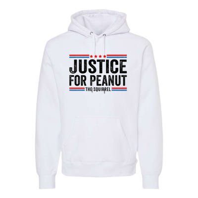 Justice For Peanut The Squirrel Peanut Squirrel Premium Hoodie