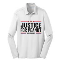 Justice For Peanut The Squirrel Peanut Squirrel Silk Touch Performance Long Sleeve Polo