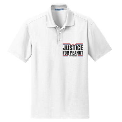 Justice For Peanut The Squirrel Peanut Squirrel Dry Zone Grid Polo