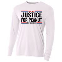 Justice For Peanut The Squirrel Peanut Squirrel Cooling Performance Long Sleeve Crew