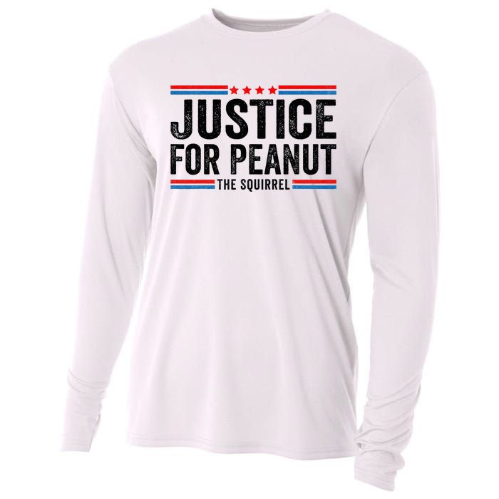 Justice For Peanut The Squirrel Peanut Squirrel Cooling Performance Long Sleeve Crew