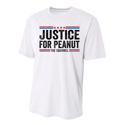 Justice For Peanut The Squirrel Peanut Squirrel Performance Sprint T-Shirt