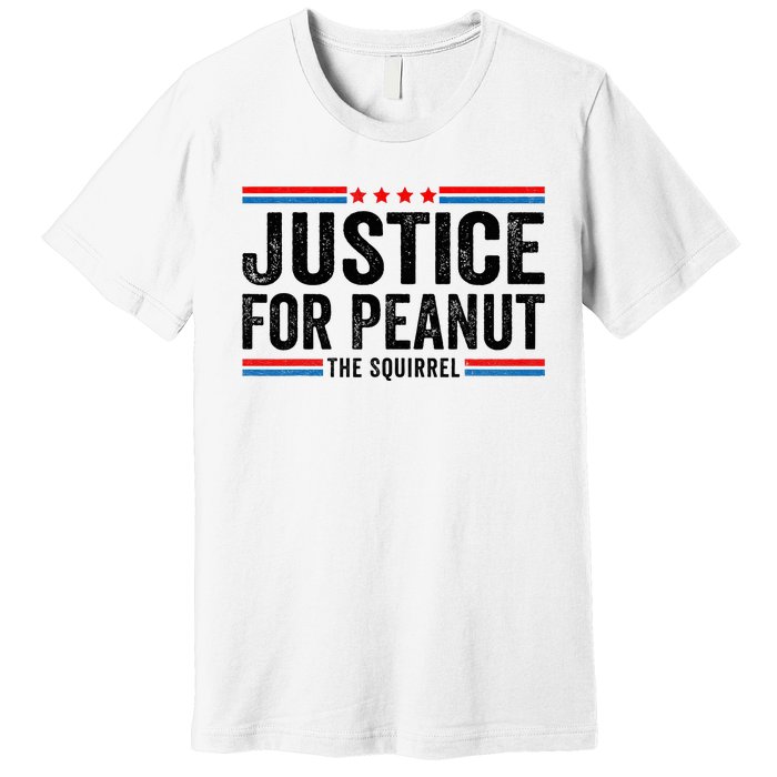 Justice For Peanut The Squirrel Peanut Squirrel Premium T-Shirt