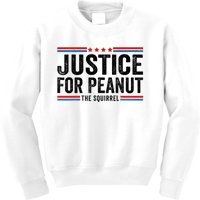 Justice For Peanut The Squirrel Peanut Squirrel Kids Sweatshirt