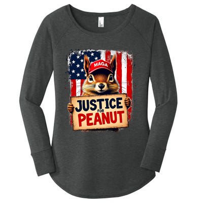 Justice For Peanut The Squirrel Peanut Squirrel Maga Women's Perfect Tri Tunic Long Sleeve Shirt