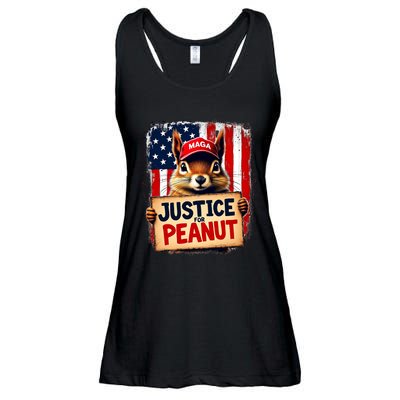 Justice For Peanut The Squirrel Peanut Squirrel Maga Ladies Essential Flowy Tank