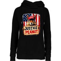 Justice For Peanut The Squirrel Peanut Squirrel Maga Womens Funnel Neck Pullover Hood