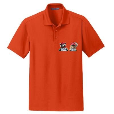 Justice For Peanut The Squirrel And Fred The Raccoon Dry Zone Grid Polo