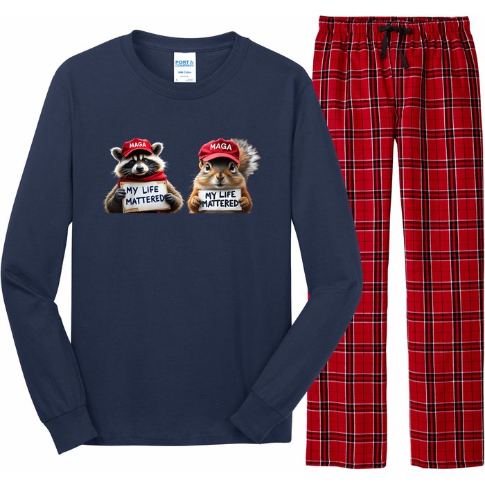 Justice For Peanut The Squirrel And Fred The Raccoon Long Sleeve Pajama Set