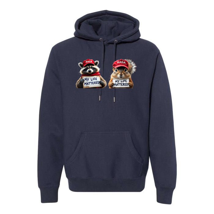 Justice For Peanut The Squirrel And Fred The Raccoon Premium Hoodie