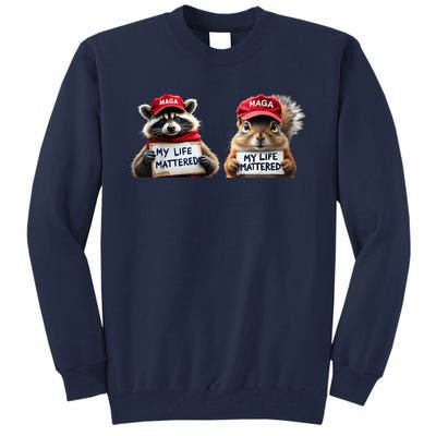 Justice For Peanut The Squirrel And Fred The Raccoon Tall Sweatshirt