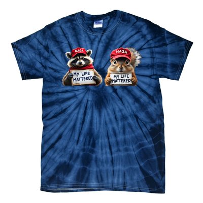 Justice For Peanut The Squirrel And Fred The Raccoon Tie-Dye T-Shirt