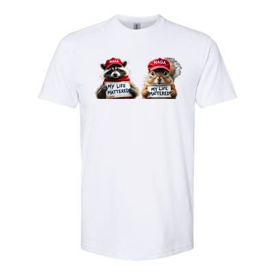 Justice For Peanut The Squirrel And Fred The Raccoon Softstyle CVC T-Shirt